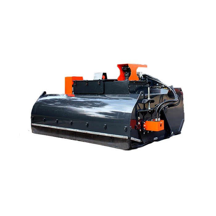 (缺价格)SIBOM Skid Steer Negative Pressure Dust Removal Cleaner, Hydraulic Drive, V-Type Filtration System, Universal Front Wheel Design