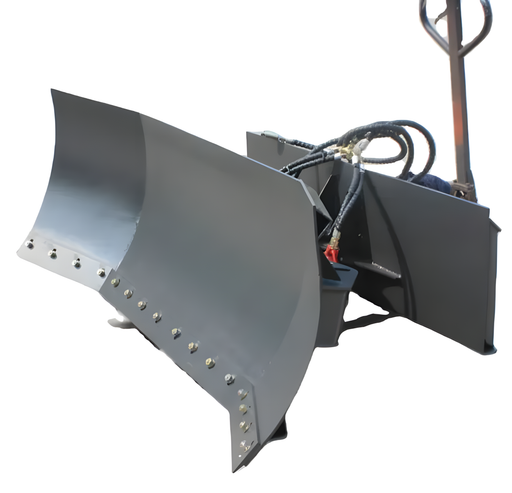 Sibom Skid Steer U-Type Blade, high-wear-resistant steel, optional hydraulic angle