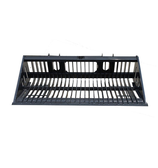 Sibom Skid Steer Skeleton Rock Bucket, 2.36" Tine Spacing, reinforced tines - Sibom Industry