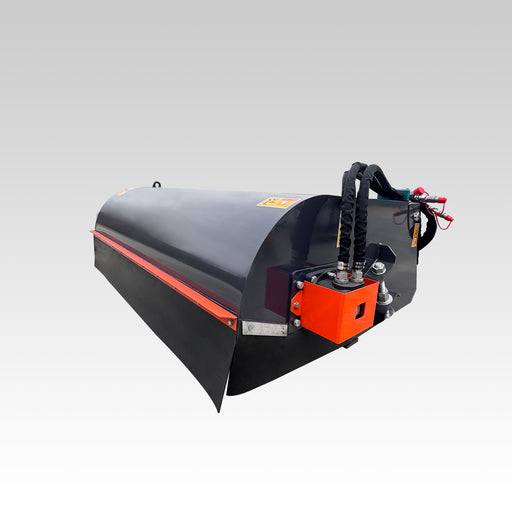 Skid Steer Pickup Broom with Bucket4